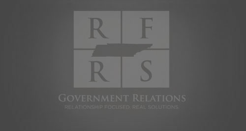 RFRS Government Relations black and white logo.